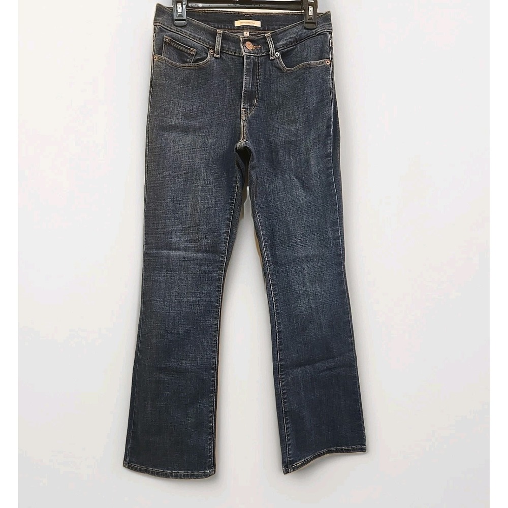 Levis Classic Bootcut Womens Jeans Medium Wash Mid Rise Stretch Size 4